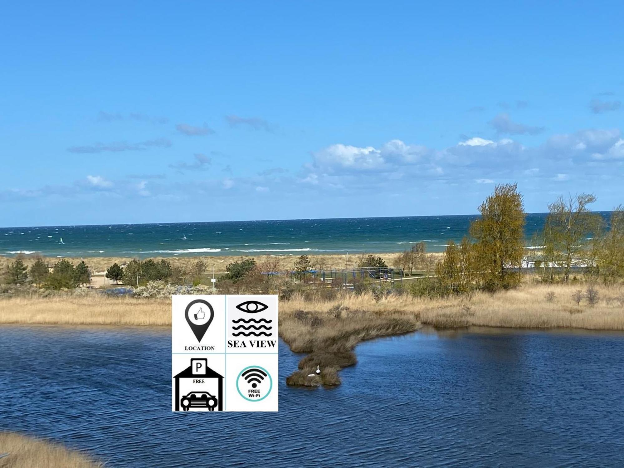 Wasserblick, In 3 Min Am Strand Heiligenhafen Exteriör bild