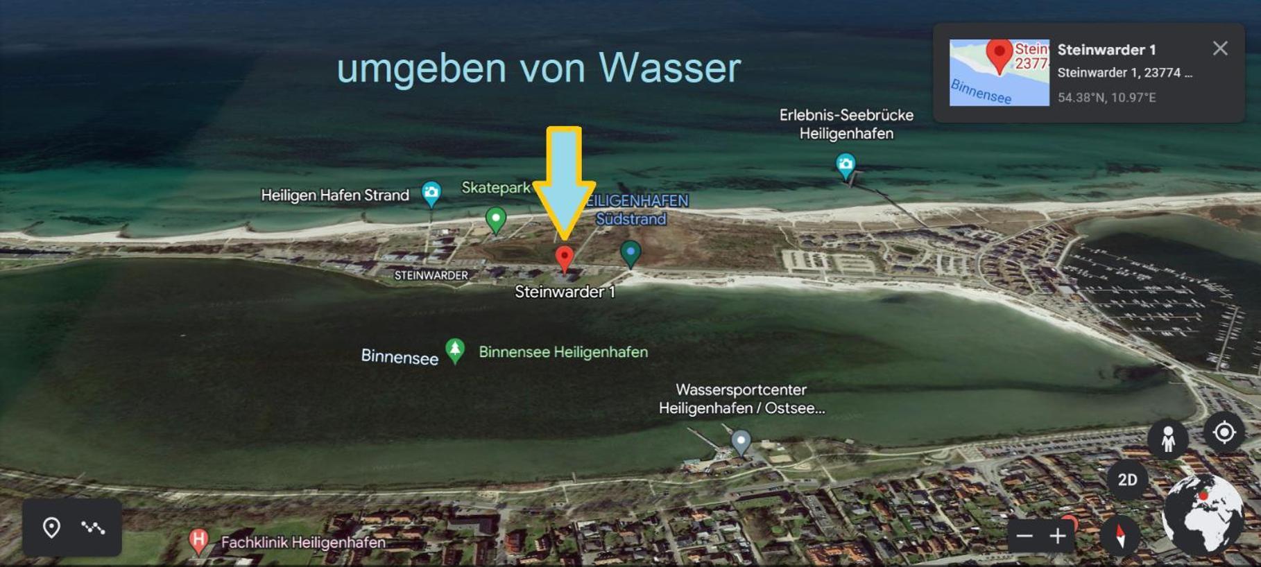Wasserblick, In 3 Min Am Strand Heiligenhafen Exteriör bild